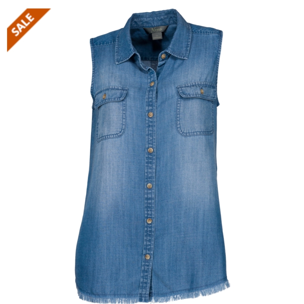 Natural Reflections® Women's Sleeveless Chambray